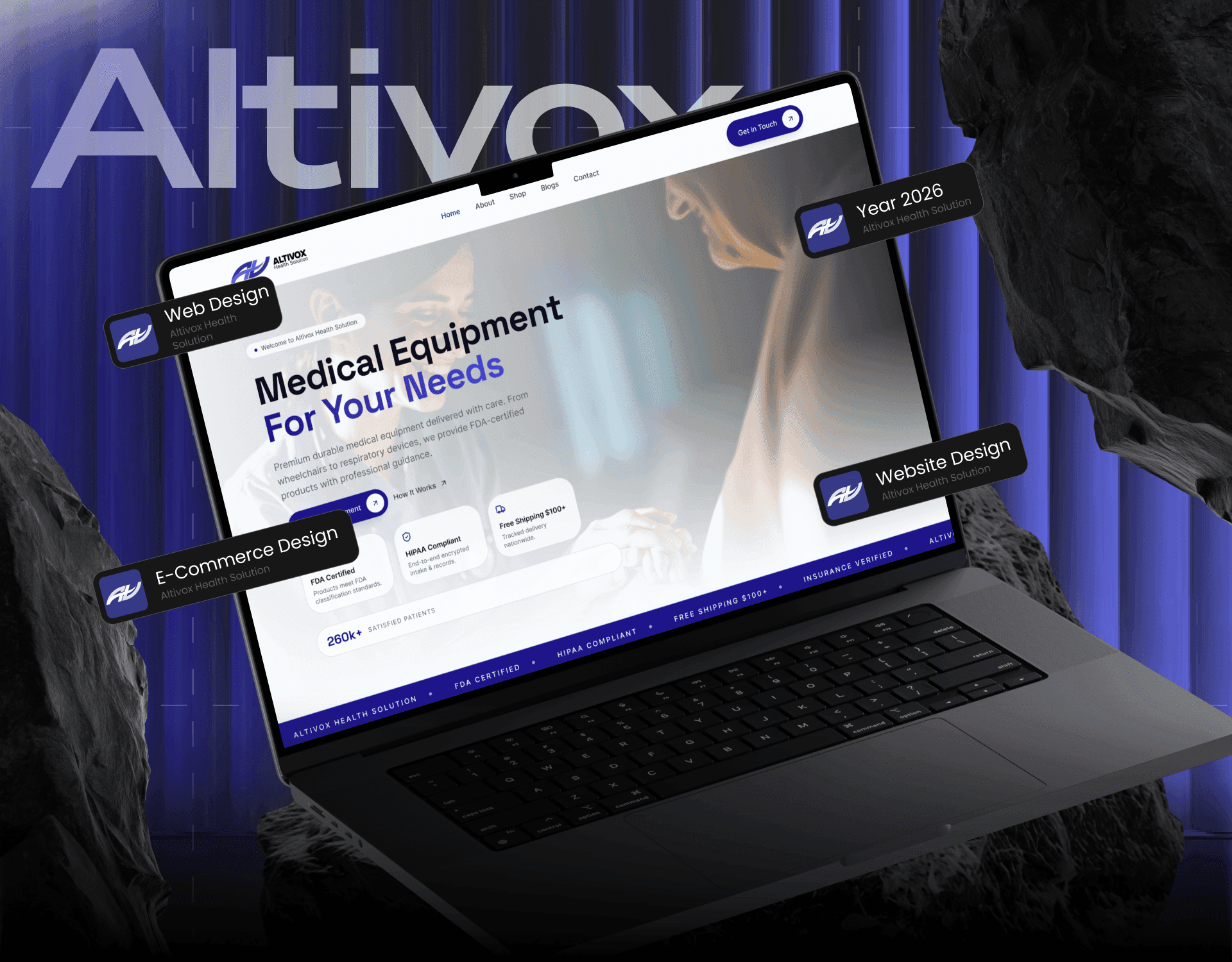 Altivox Health Solution – Web & E-Commerce