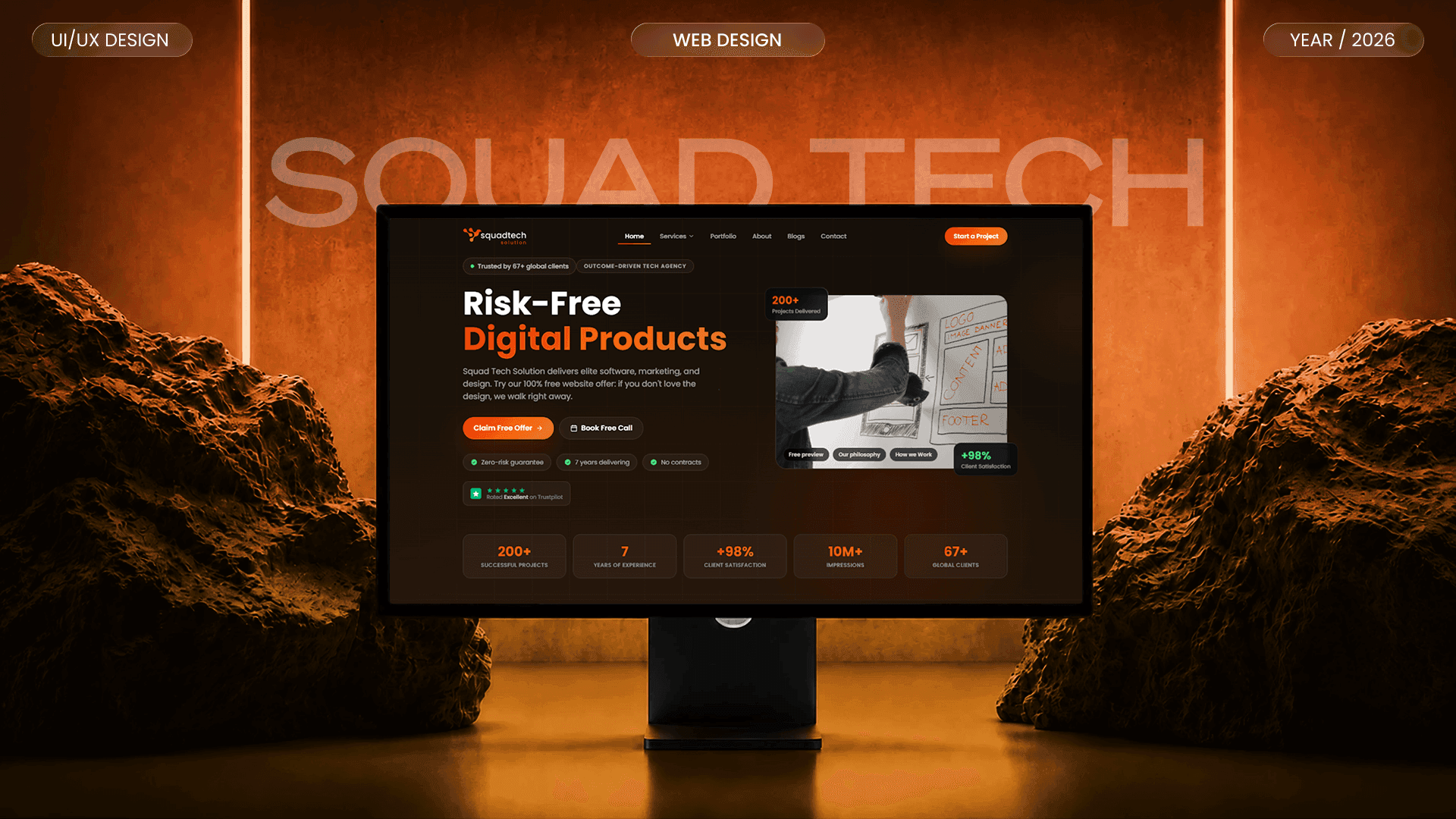 Squad Tech Solution – Web Design